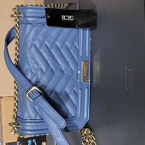 BCBG dusty blue bag